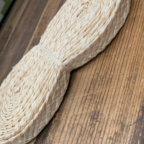 Woven Raffia - Natural 1/2” Wide