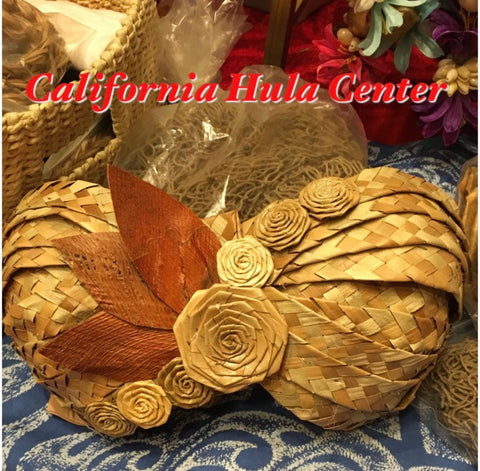 Woven Layered Lauhala Bra with Accents