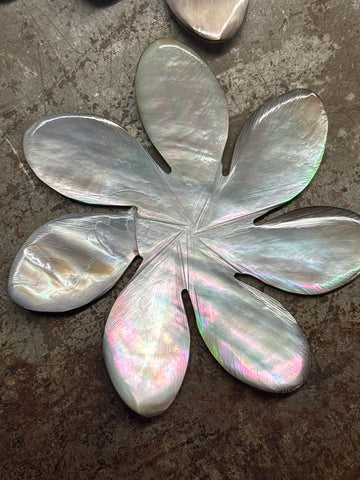 CLEARANCE- Mother of Pearl Tiare Flower Shell