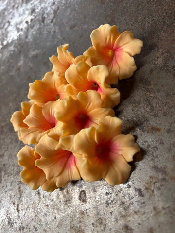 Clay Hibiscus Flower Beads for Lei