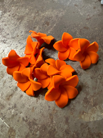 Clay Plumeria Flower Beads for Lei