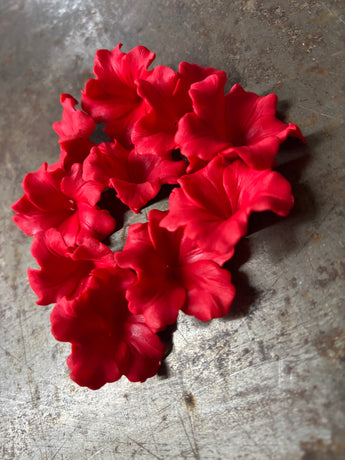 Clay Hibiscus Flower Beads for Lei