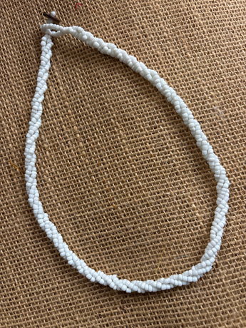 Beaded Necklace- White