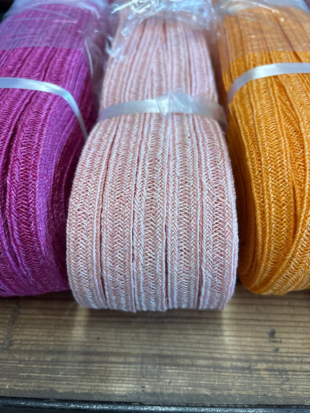 Hemp Weave Trim- Lite Pink
