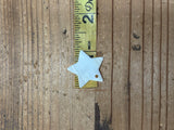 White Mother of Pearl Star Shell 1”