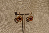 Wood Plumeria Earrings