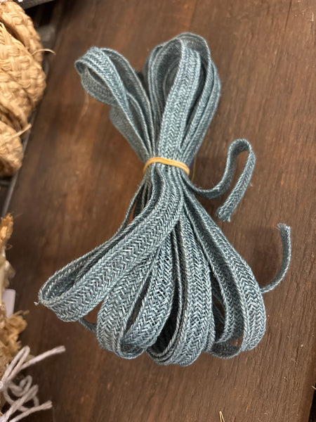 Hemp Weave Trim- Dusty Blue