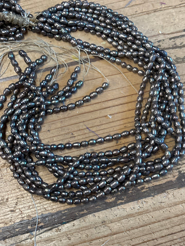 Small Fresh Water Brownish Gold Pearl Strand