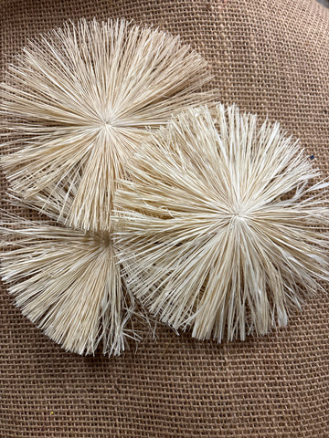 Raffia Circles- Natural 5”