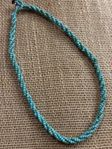 Beaded Necklace- Teal