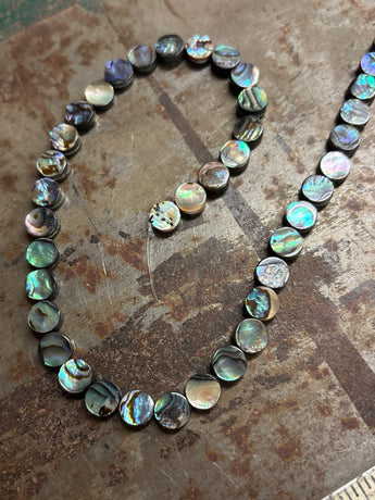 Abalone Paua ROUND Shell Strand