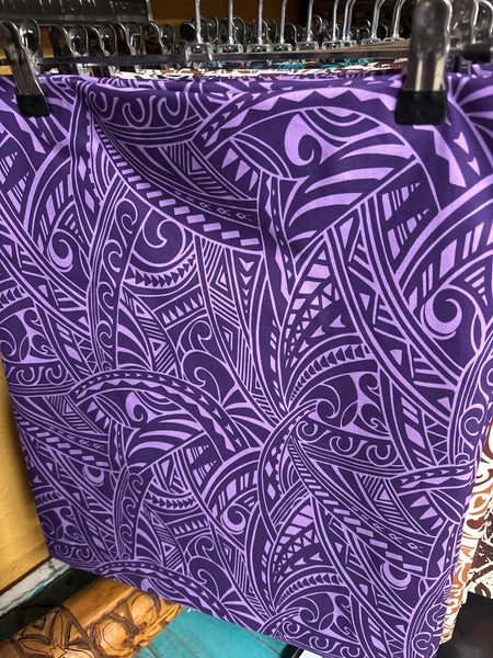 I’e Lavalava- Purple Tribal