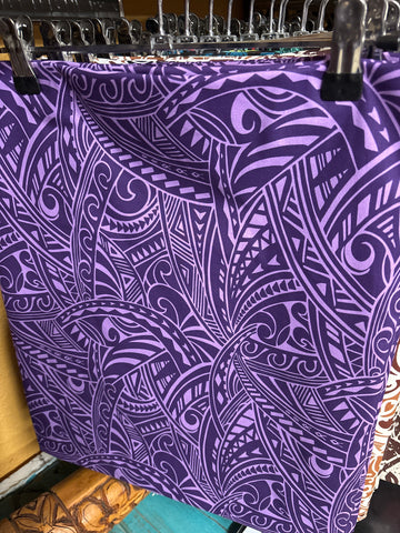 I’e Lavalava- Purple Tribal