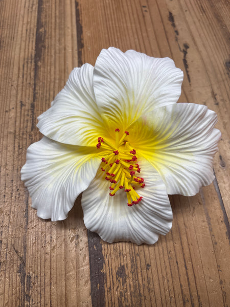 GIANT Foam Hibiscus Hair Pick- White – California Hula Center