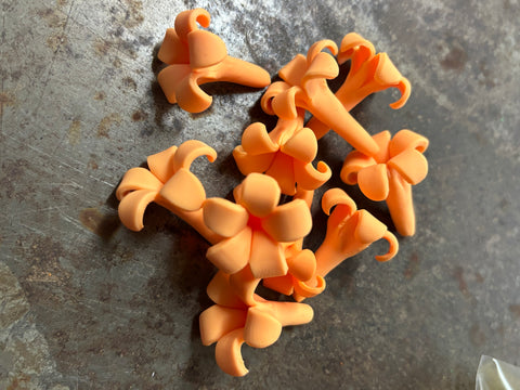 Clay Puakenekene Flower Beads for Lei
