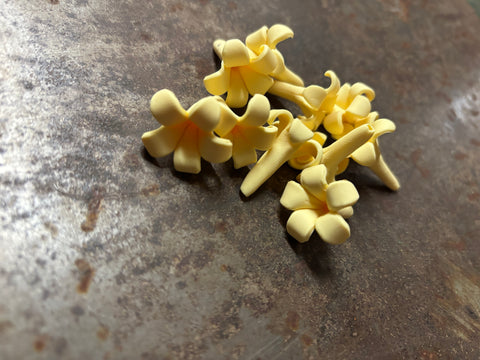 Clay Puakenekene Flower Beads for Lei