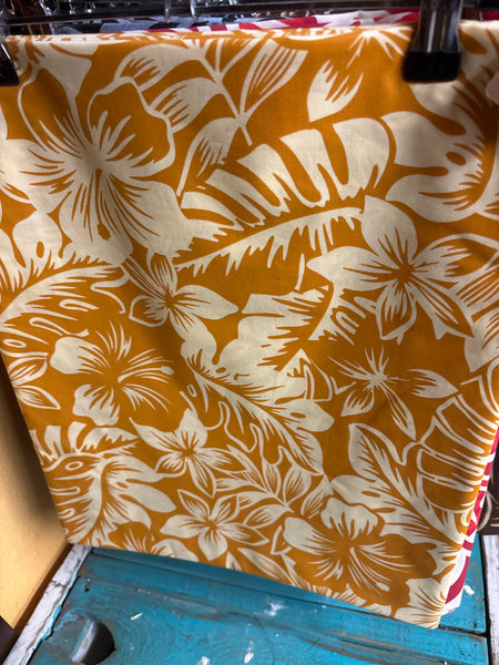 I’e Lavalava- Orange/Cream Plumeria