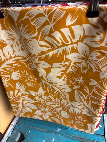 I’e Lavalava- Orange/Cream Plumeria