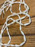 White TEARDROP Kabibe Shell Strand