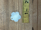 White Mother of Pearl Flower Shell 1”