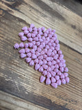 Dyed Synthetic PIKAKE beads- Lilac (100)