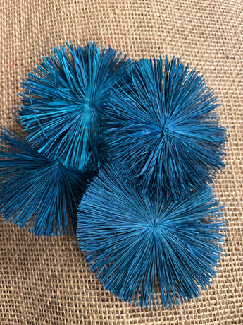 Raffia Circles- Turqouise