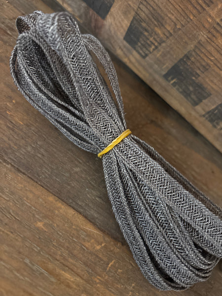 Hemp Weave Trim- Dark Gray