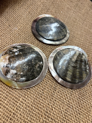 Mother of Pearl Round with Rough Layer 2.75”