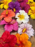 GIANT Foam Hibiscus Hair Pick- Yellow