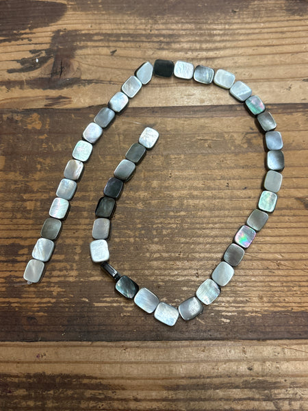 Mother of Pearl Small Rectangle Shell Strand