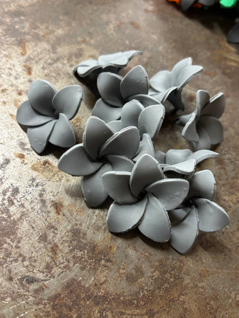 Clay Plumeria Flower Beads for Lei