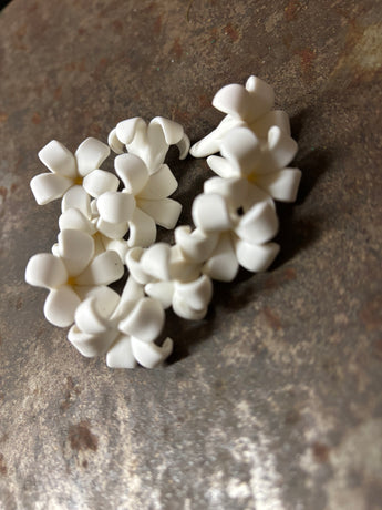 Clay Puakenekene Flower Beads for Lei
