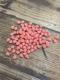 Dyed Synthetic PIKAKE beads- Coral (100)
