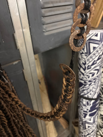 CLEARANCE- Coconut Ring Belt- a little bit broken