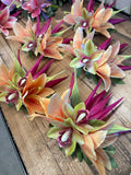 Bird of Paradise Orange Lily Orchid Flower Hair Clip