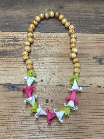 Car Lei- Pink and White Puakenikeni/Pakalana
