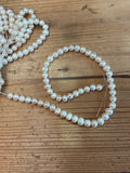 White Fresh Water Pearl Strand- Small