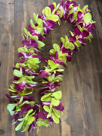 Orchid Lei Purple/Green