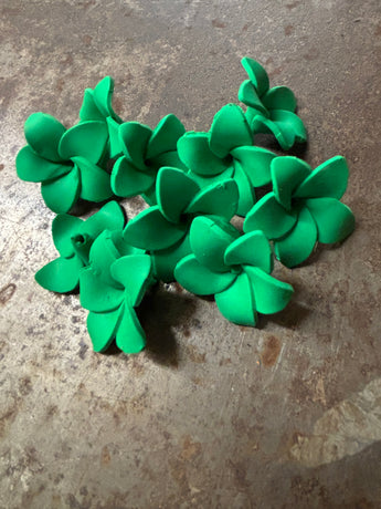 Clay Plumeria Flower Beads for Lei