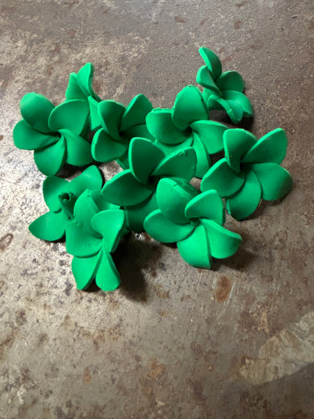 Clay Plumeria Flower Beads for Lei