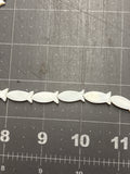 White FISH Kabibe Shell Strand