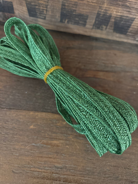 Hemp Weave Trim- Emerald Green