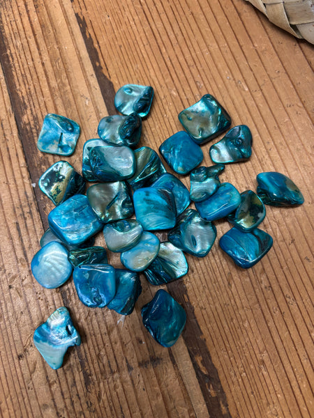 Turquoise Shell Chips (3oz bag)