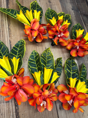 Hala Orchid Flower Hair Clip