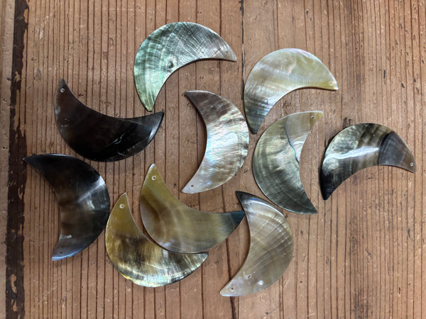 Black Lip Mother of Pearl Moon Shell