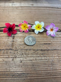 Mini Plumeria Hair Pick-Lavender/White