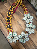 Big Pua and Stars Ribbon Money Lei