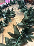 Dark Green Ti Leaf Open Long Lei