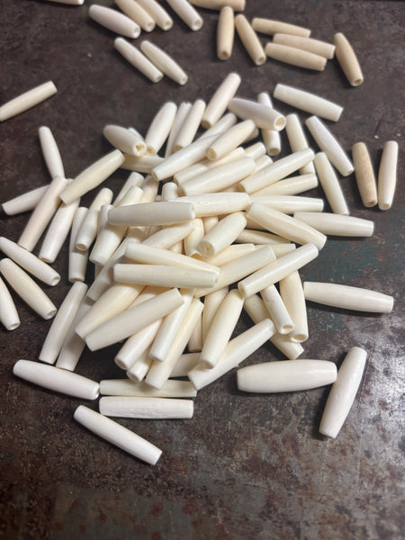 Bone Tubes- Natural White (25)
