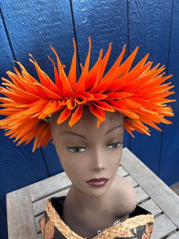 Bird of Paradise Lei Upo’o- Orange